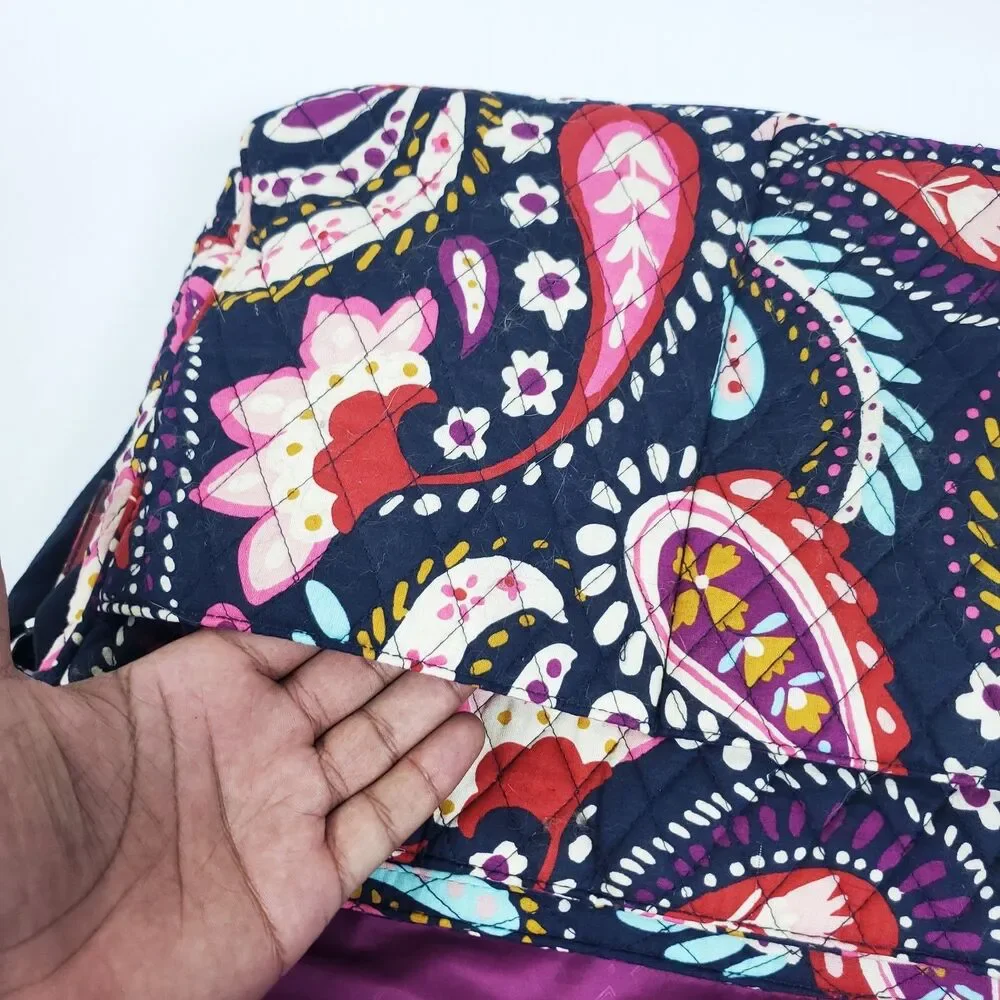 Vera Bradley Essential Tote Shoulder Bag Haymarket Paisley